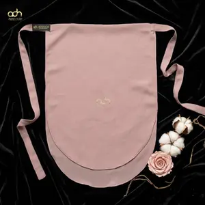 ADINA.ID - Cadar Layer Tali Ceruty Baby Doll Premium | Niqab 2 Layer Tanpa Jahitab Bawah Mata