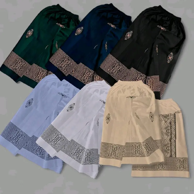 sarung instan anak pinggang karet usia 1-12thn sarung anak motif Muslim 5