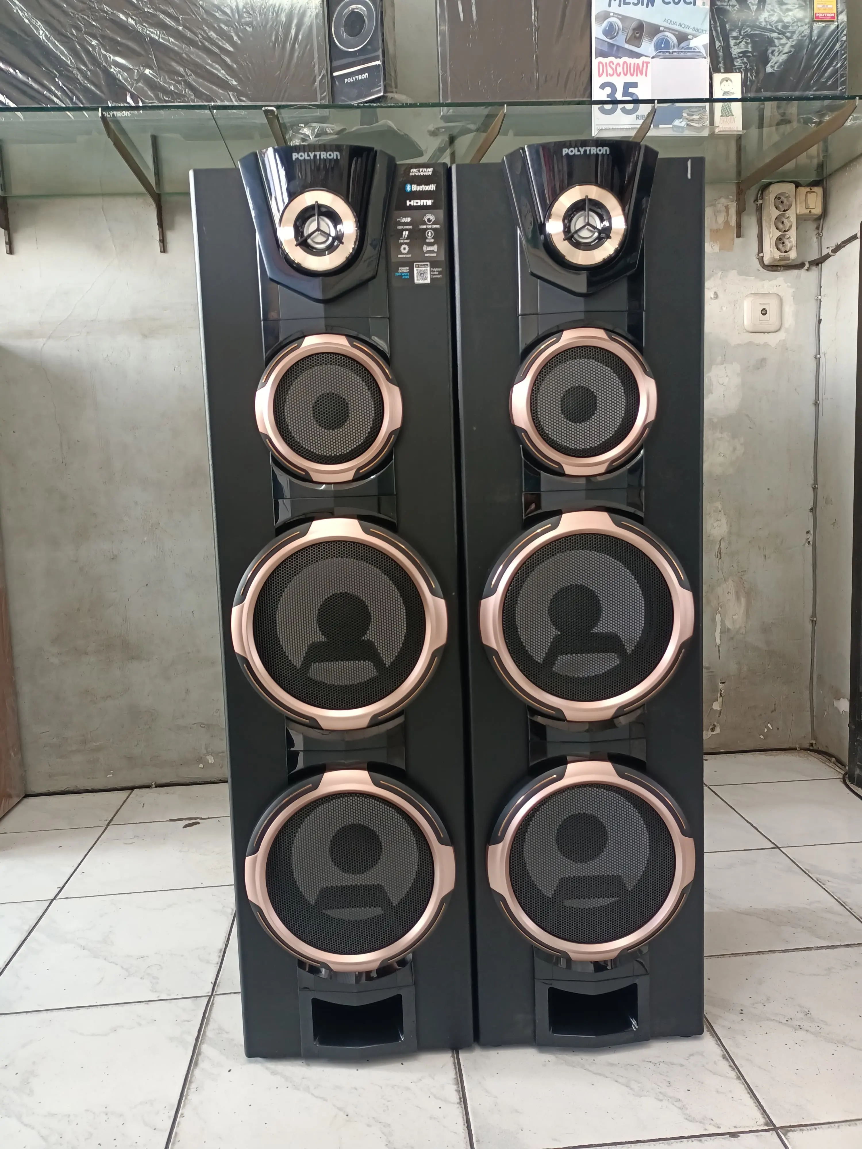 Speaker Aktif Polytron PAS 8FF28/Salon Aktif Murah Bisa Bluetooth