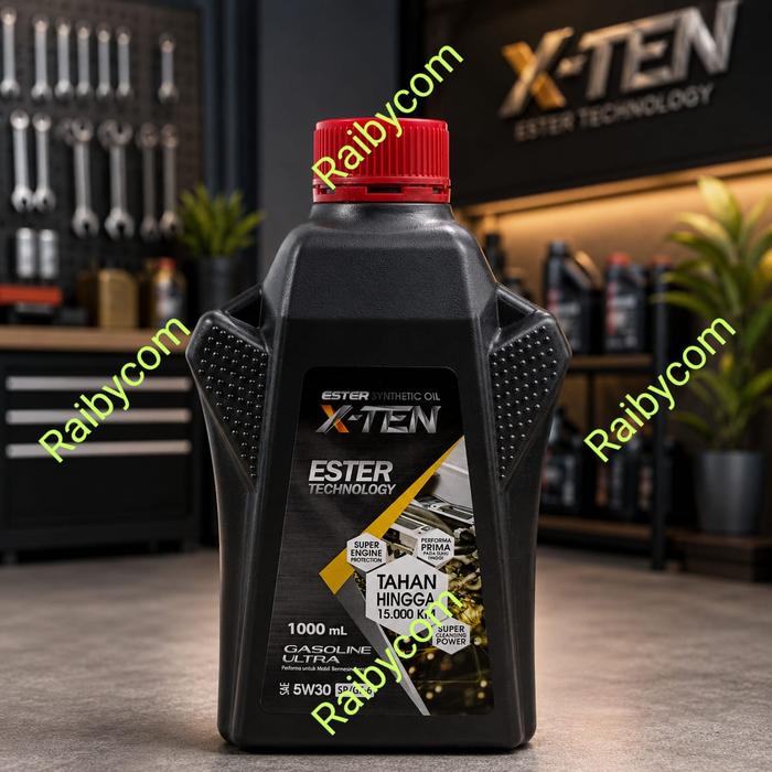 Gambar Oli Mesin Mobil X-TEN Ester Synthetic Oil SAE 5W30 API SP/GF-6 1000ml dari Raibycom Kota Bekasi Tokopedia