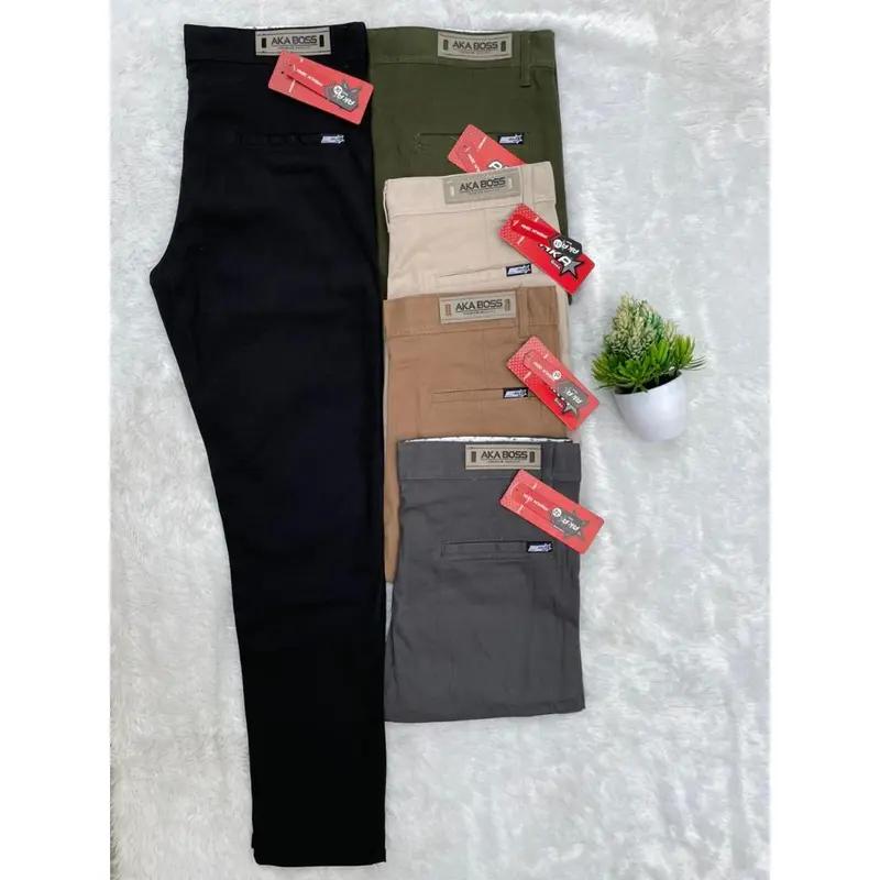 PROMO 2PCS 90RIBU CELANA CHINO PANJANG SLIM FIT BAHAN COMBED MELAR PRIA DEWASA 6