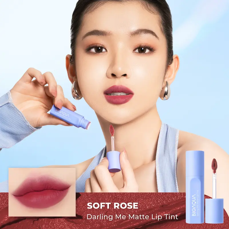 【BPOM】BIOAQUA Fantastic Me Glossy Lip Tint 2.3g Bibir Lipcream Long Lasting Waterproof Lipstick lipstik Transferproof Tahan Lama Natural Formula Ringan 6