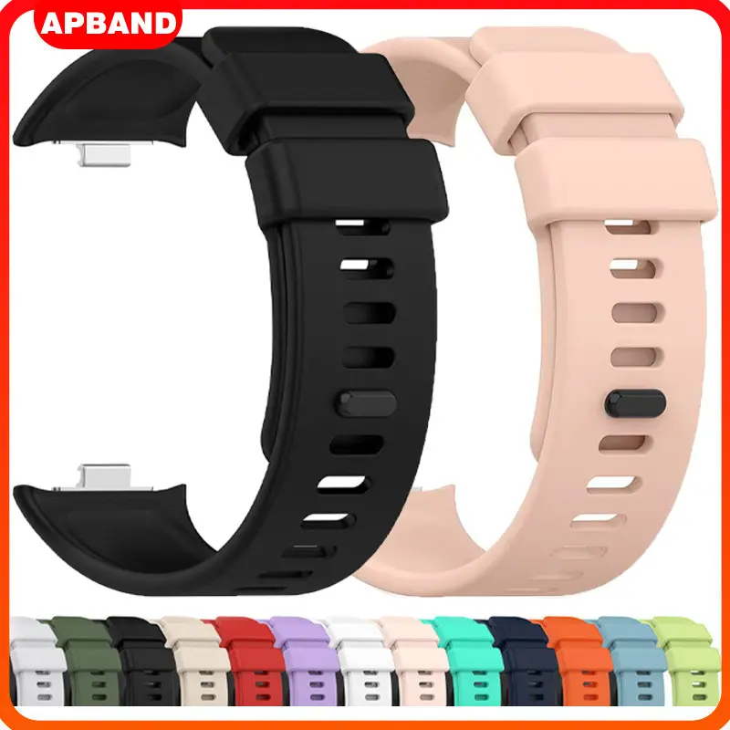 Silicone Strap for Redmi Watch 4  Tali Jam Tangan Smartwatch For Xiaomi Mi Band 8 Pro Strap Rubber Band Wristband Accessories Replacement Belt Bracelet 0