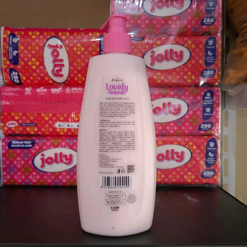 Lotion Tangan dan Tubuh Emeron Lovely Naturals 400 ml - Pencerah 4