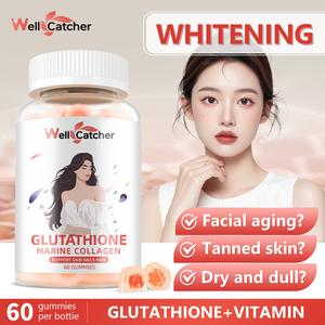 Wellcatcher-Glutathione Glow Gummies SG | Boost Skin Glow & Immunity  | Natural Energy Chewables for Health&Fitness | Singapore Edible Supplements