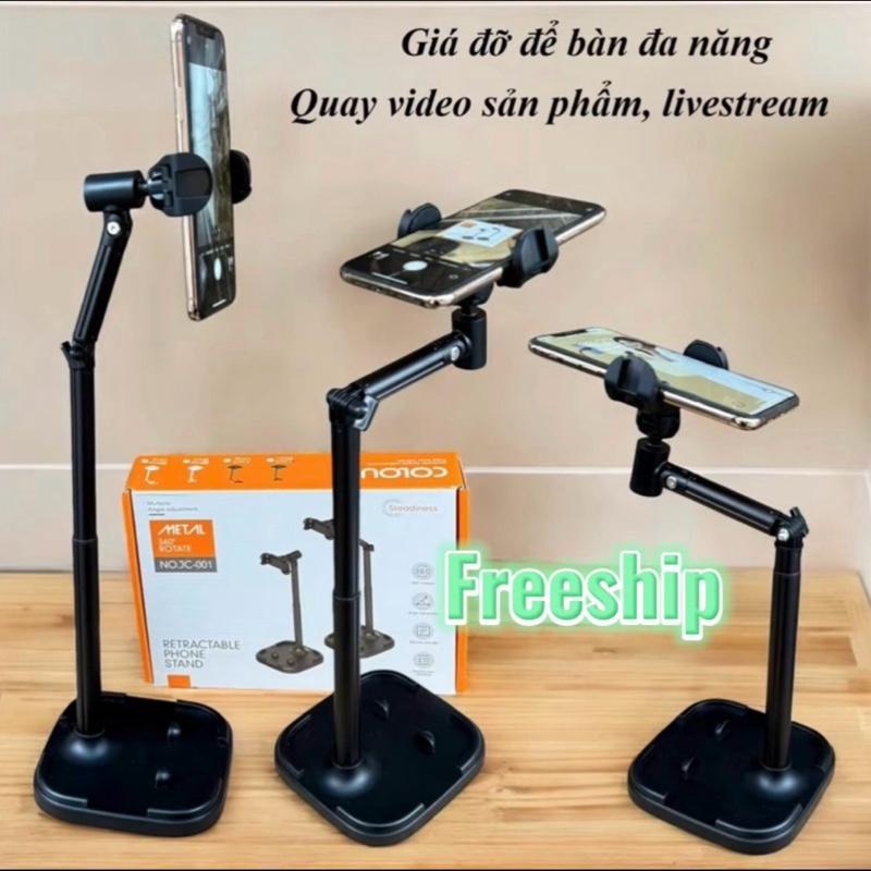 Chân Đế Kẹp Điện Thoại Đa Năng Phụ Kiện Giá Đỡ T10 Sử Dụng Để Livetream Quay Video Chụp Ảnh Review Sản Phẩm Có Thể Nâng Hạ Chiều Cao Xoay 360 _ PA Phụ Kiện 