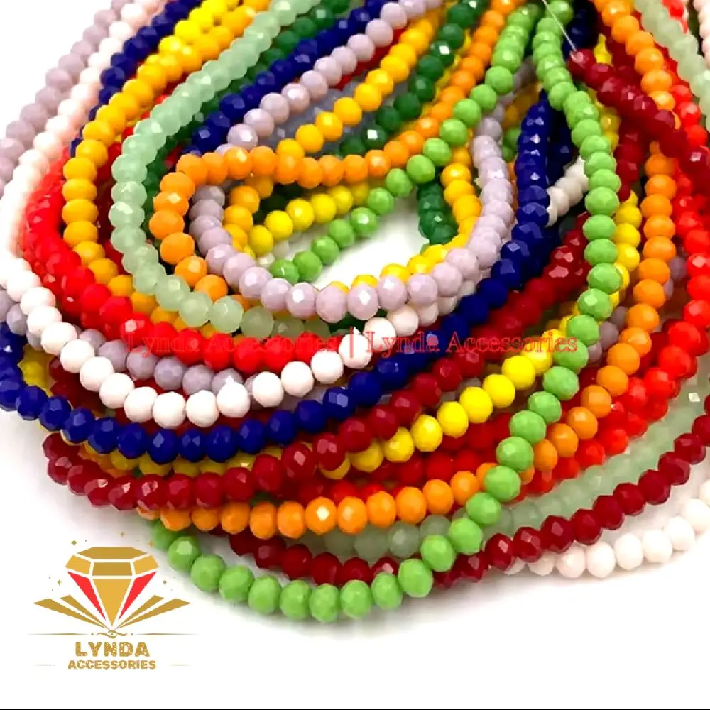[4/6/8mm]  Crystal Ceko Bapau Doff Kristal Ceko Kualitas Premium untuk Gelang Kalung Manik DIY Beads