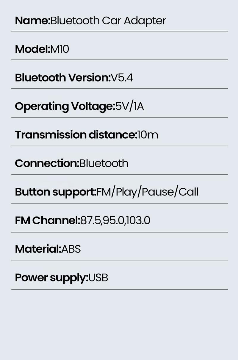 Product Introduction of Bộ Chuyển Đổi AUX trên ô tô Bluetooth không dây, Bộ Thu Âm Thanh BT5.4, Máy phát FM trên ô tô, Bộ Chuyển Đổi âm thanh âm Nhạc 24