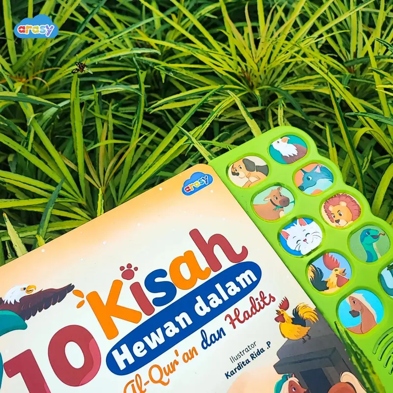 Arasy - Sound Book Mengenal Suara Hewan Lewat Cerita Bergambar - 10 Kisah Hewan dalam Al-Qur'an & Hadist 8