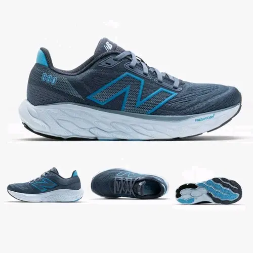 Sepatu  Running Fresh Foam X 880 Trail grey blue Outdoor 1