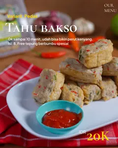 Makanan Tahu Bakso Ayam Pedas By Toko Gendis