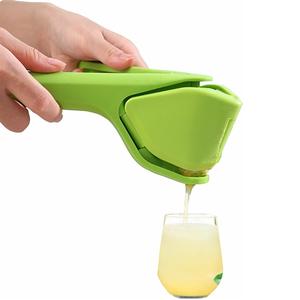 Exprimidor de limón, exprimidor manual fácil de lima y cítricos, diseño plegable para ahorrar espacio de almacenamiento, fácil de hacer jugo de limón, lima, cítricos, naranja, frutas