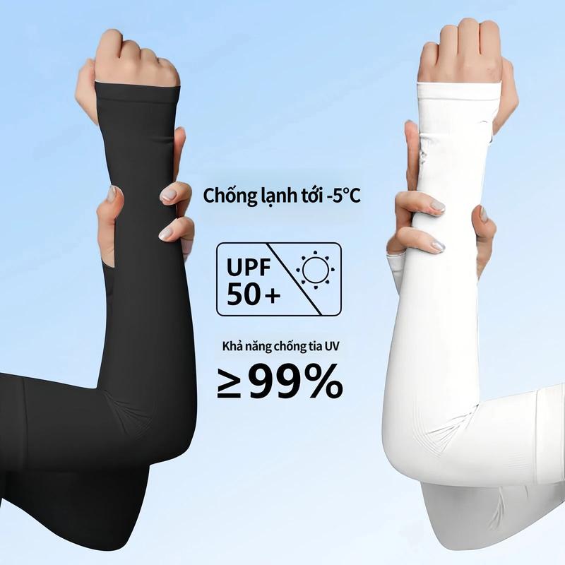 Bọc tay chống nắng mát lạnh, chất liệu vải Ice-Cool, chống tia UV UPF50+, đi phượt không lo đen da, giảm giá trong hôm nay!