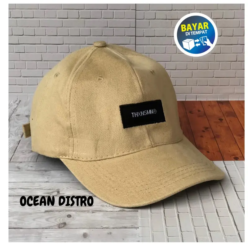 (COD) Topi Distro thanksinsomnia pria Rappel Original premium clip besi anti karat dan 1