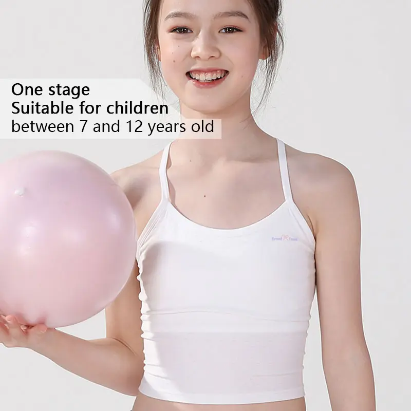girl bra kids vest primary student cup children baby sling singlet 7 12 pure cotton camisole