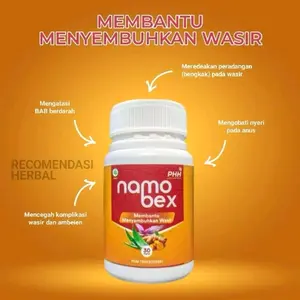 Namobex Suplemen Herbal Wasir Ambeien Mengempeskan Benjolan