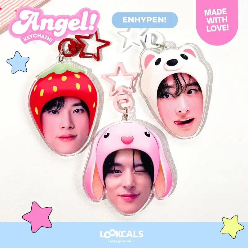 KEYCHAIN Angl Version ENHYPEN – Gantungan Kunci Eksklusif untuk ENGENE | Aesthetic & Limited Edition 3
