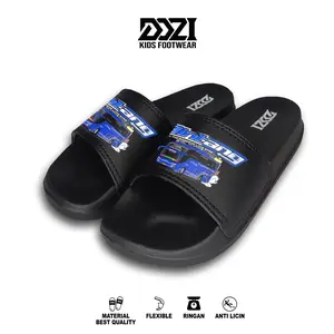 Sandal Selop anak Bintang JB5 Bus Telolet / sendal slip on virall Fashion Sepatu