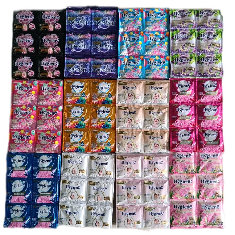 (120 gói mix 10 màu hàng cty) Nước xả vải Hygiene thái lan Làm Sạch