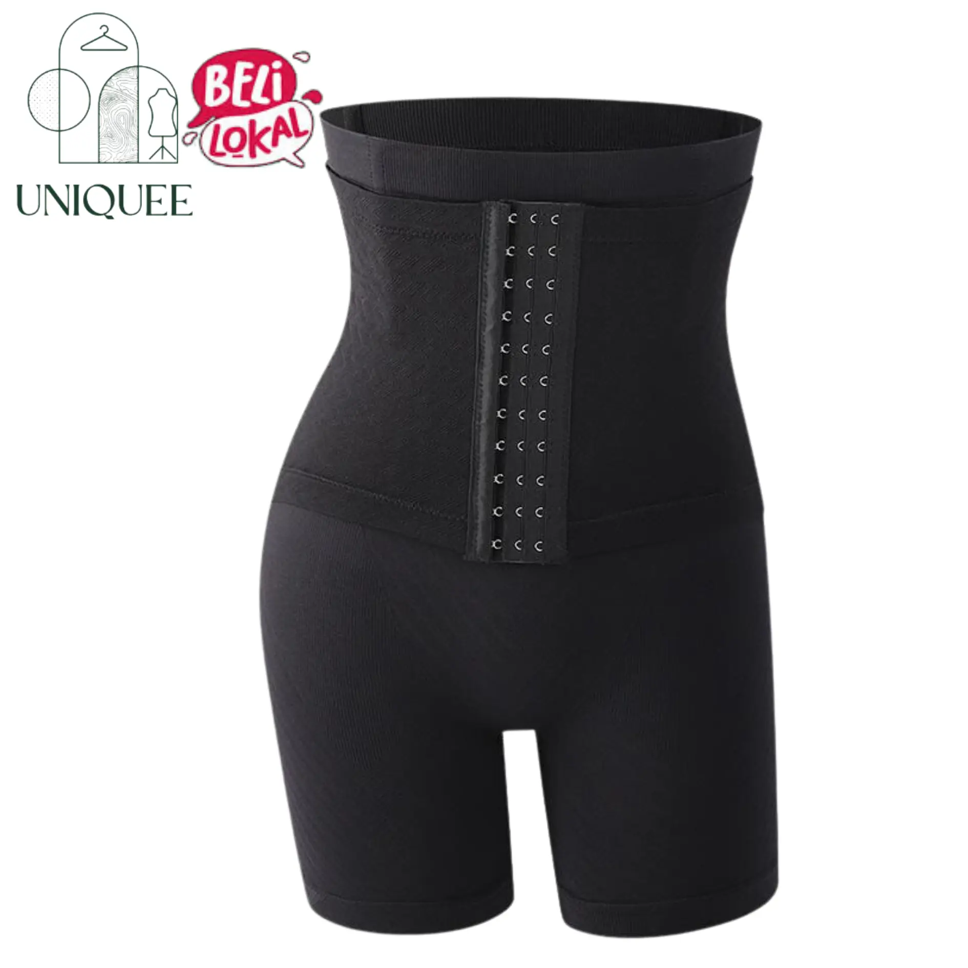 Uniqueestore Celana Korset Wanita Shapewear Legging  Pants KR1515 Cod Wanita High Waist Seamless full body latex