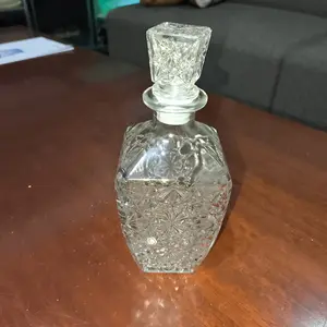 Temkin Whisky Decanter Glass Bottle Liquor Scotch Luxury Diamond 750ml - C04