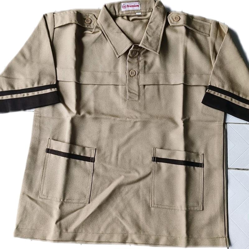 seragam sekolah baju siaga pendek anak laki2 sd /  celana pdl panjang bahan rapillo 3