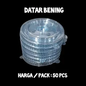 (isi 50 pcs) tutup tutup cup gelas varian tutup cup ice cream jelly aqua oz praktis sekali pakai