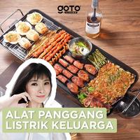 Gambar X Goto [COD] Eiji Alat Pemanggang Listrik Electric Grill Pan Panggangan BBQ - Hitam dari Goto Living Kota Tangerang 1 Tokopedia