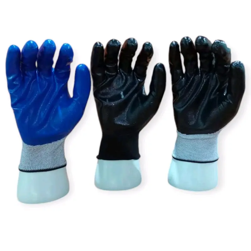 3 Pasang sarung tangan dewasa kerja proyek antislip touchscreen latex safety Gloves 3