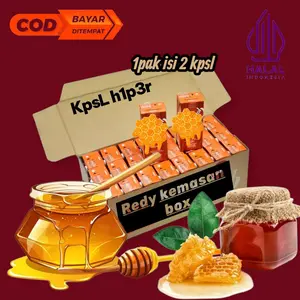 MADU BUBUK ALAMI KEMASAN SACHET 1 BGKUS ISI 2 CPSL Honey