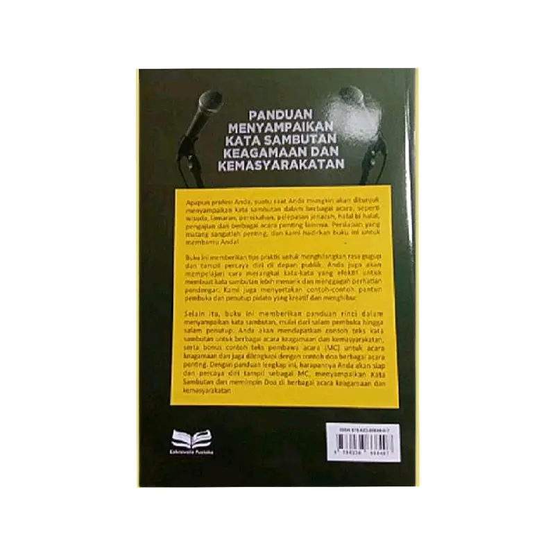 Paket 2 buku PANDUAN MENYAMPAIKAN KATA SAMBUTAN KEAGAMAAN DAN KEMASYARAKATAN + ANEKA CONTOH MC PIDATO DA'WAH & DO'A 2