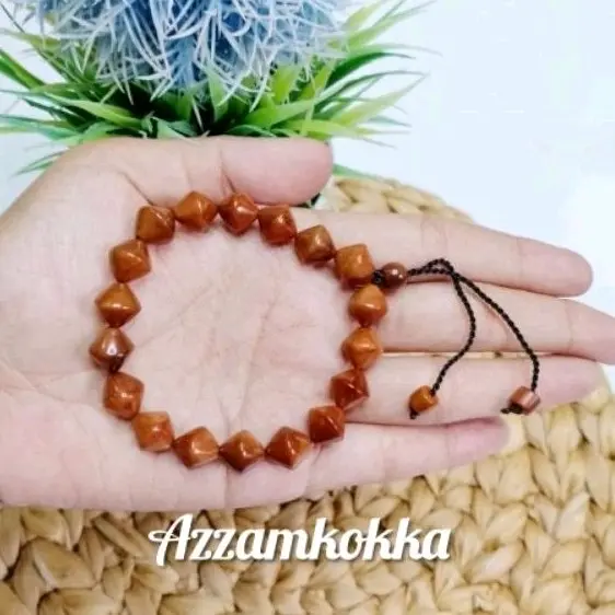 Gelang wajik besar coklat kokka kaukah asli