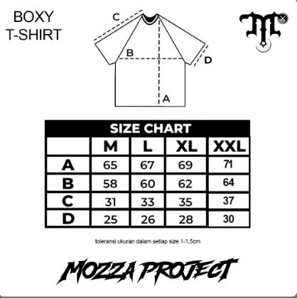 Product Introduction of Mozzaproject Tshirt Boxy Oversize Striped Powerwave 0