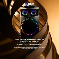 Gambar GMC Speaker 898Q Bluetooth Karaoke Speaker dengan 2 x 12" Woofer 400W USB SD AV In FM Radio Karaoke Jack Bass Wireless dari GMC Official Indonesia Kota Administrasi Jakarta Utara 4 Tokopedia