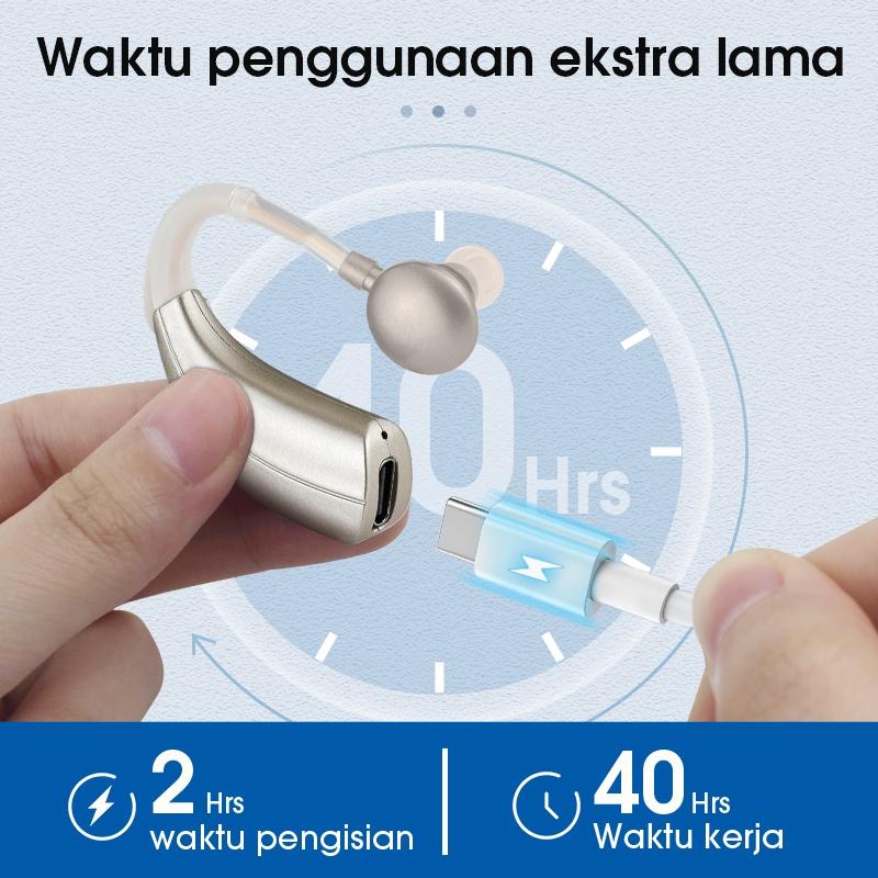 Product Introduction of Britzgo Alat Bantu Dengar asli rechargeable digital alat pendengaran telinga orang tua original Hearing aids mini usb charge hearing amplifier 5