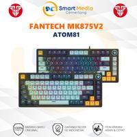 Gambar Fantech ATOM MIZU MK875V2 Keyboard Mechanical Gaming ATOM 81 - SKY BLUE, TARO SWITCH dari Smart Media Computer Kota Makassar 1 Tokopedia