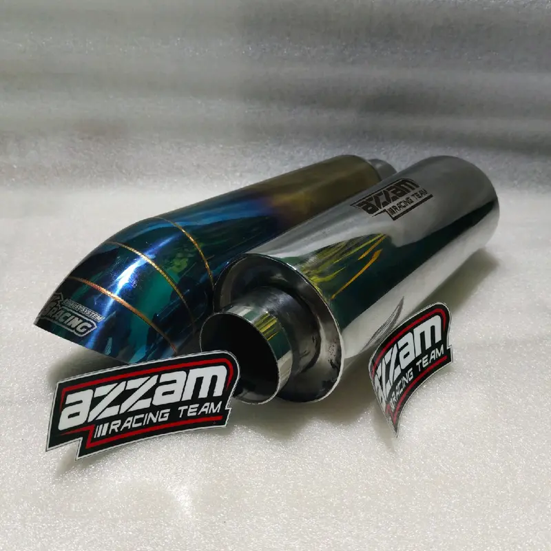 KNALPOT CUMI DARAT 1 PAKET DENGAN RESONATOR INLET 2 INCHI L300 KIJANG KAPSUL LGX DLL 4