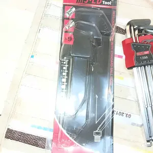 JLD Kunci L Set 9 PCS Ball Point Hex ( 1.5 - 10 MM ) Ball Point Hex Key Hexagon L Wrench kunci l set kombinasi