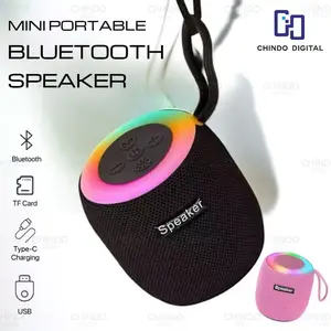 SH309 Bluetooth Speaker Mini Portable dengan Lanyard Design! Bisa Dipake buat HP, TV, Radio, MP3 Player. Ukuran Kecil Gampang Dibawa. Efek RGB LED Light Keren. Harga Murah!