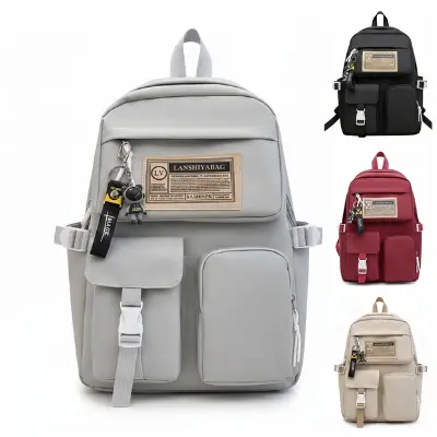balo đi hoc học sinh cấp 1, cấp 2 , cấp 3 chất pvc chống thấm nước unisex đi học đi chơi thời trang đựng vừa tập, sách vở a4 laptop