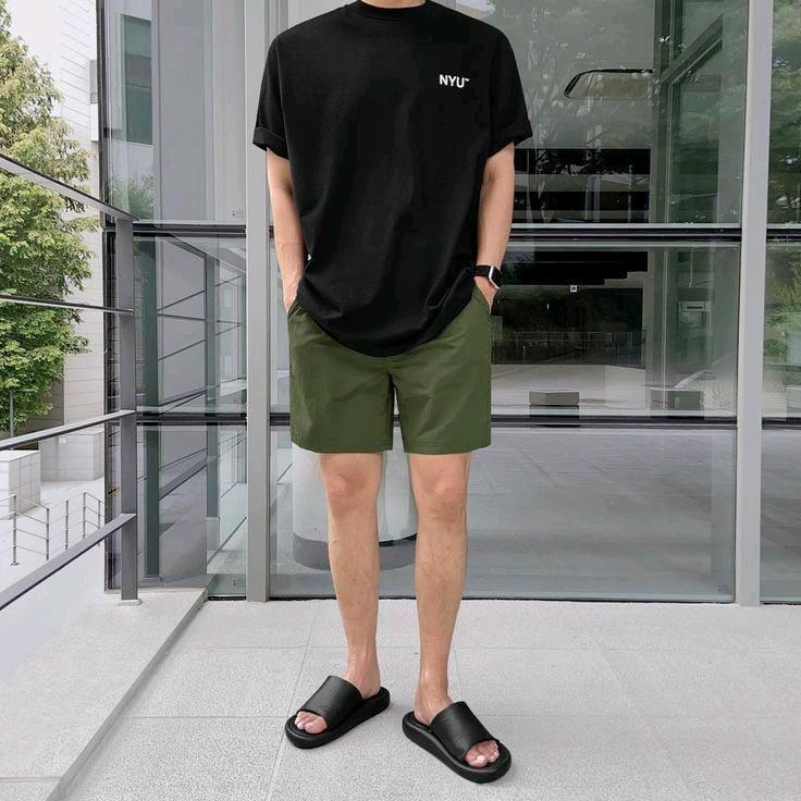 Celana Boardshort 90Ribu Dapat 5Pcs/Celana Pendek Pria Wanita Katun Nyaman Panjang Lembut Santai Pantai 4