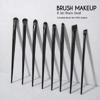 Gambar 15 Pcs Kuas Makeup Untuk Pemula Bulu Halus Tidak Rontok Kuas Foundation Blush On Lengkap Sikat Alis Bulu Mata Eyeshadow Concealer Blending - Hitam(8pcs) dari invitelas.id Kota Administrasi Jakarta Timur 1 Tokopedia