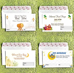 50 LEMBAR Amplop Angpao Lebaran / Hari Raya Idul Fitri / Amplop Karakter  / Amplop Snack amplop lebaran motif