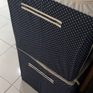 100L harga murah storage box  besar  kotak penyimpanan baju  Bisa dilipat box baju tempat penyimpanan Serbaguna Rumah organizer tempat  pakaian