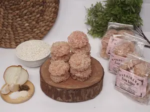 Rengginang Mentah Rasa Terasi 250gr Siap Goreng Estuligar Mamah Bapa - Khas Kota Banjar