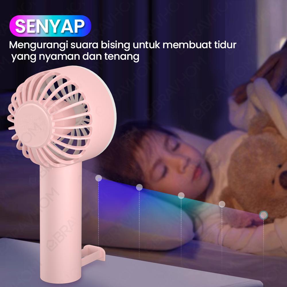 (COD)Bravhom 2lN1 Kipas Angin Mini PortableAromaterapi 3 Kecepatan Phone Holder (COD)Bravhom 2lN1 Kipas Angin Mini PortableAromaterapi 3 Kecepatan Phone Holder