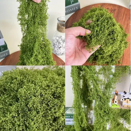 Lumut Abadi Moss Dried Dekorasi lumut buatan Artificial Berat 30 Gram Lumut Palsu tanaman rumput 6
