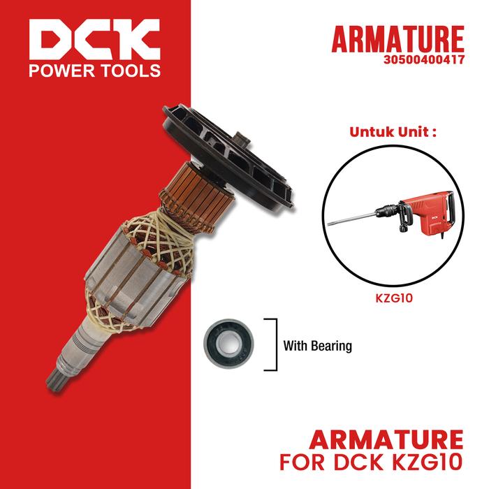 Gambar Armature/Angker untuk Mesin Bobok KZG/DZG/AZG10 dari DCK Power Tools Indonesia Kota Administrasi Jakarta Barat Tokopedia