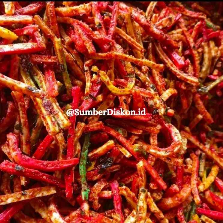Kerupuk Seblak Beton 250gr Kerupuk Jaat Pedas Daun Jeruk - Kerupuk Renyah Gurih Nikmat Cemilan Food Snack Krupuk Kering