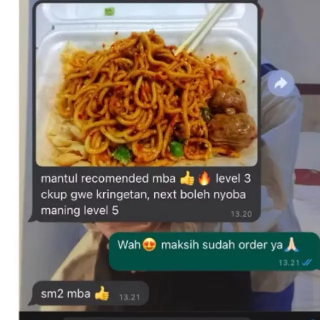 Mie Jebew Garut Pedas - Paket Usaha 12 Pcs - Bawang 5